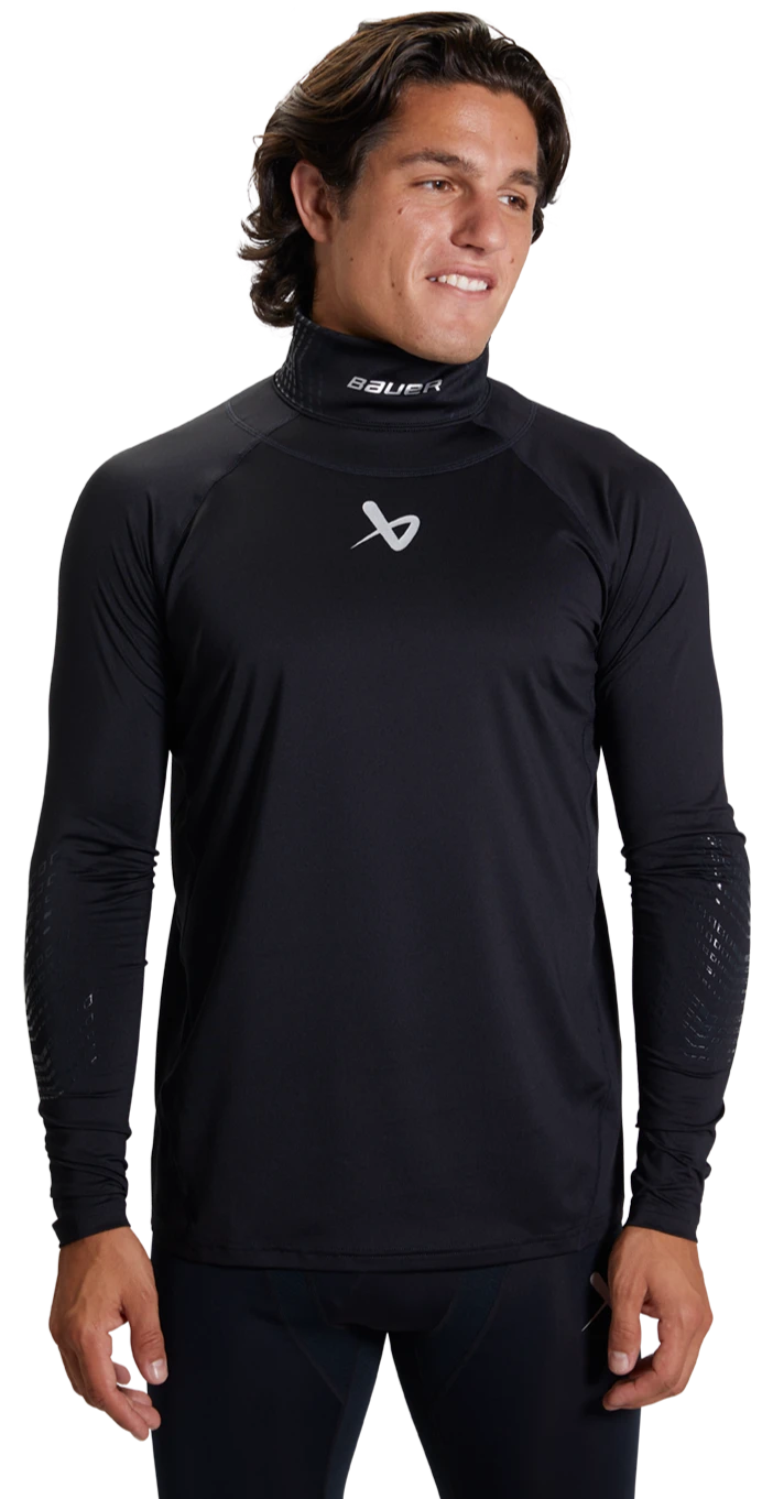 Bauer Neck Protector Long Sleeve Top Senior 3 Bauer Neck Protector Long Sleeve Top Senior