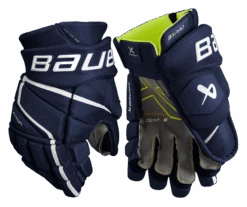 Bauer Vapor 3X Pro Junior Hockey Gloves 9 Bauer Vapor 3X Pro Junior Hockey Gloves -Bauer 3XPRO JR PALM NAV1