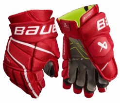 Bauer Vapor 3X Pro Junior Hockey Gloves 11 Bauer Vapor 3X Pro Junior Hockey Gloves -Bauer 3XPRO JR PALM RED1
